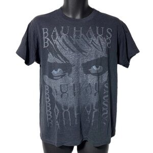 Vintage Bauhaus Peter Murphy Portrait Graphic Tee Shirt Single Stitch USA Goth
